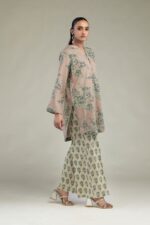 Short Floral Kurta - View 4