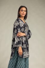 Black Cambric Kurta - View 3