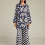 Navy Cambric Pants - View 1