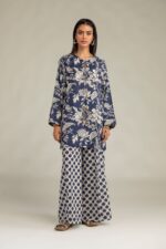 Navy Cambric Pants - View 1