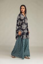 Black Cambric Kurta - View 5