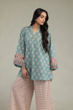 Short Floral Kurta - View 3