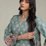 Short Floral Kurta - View 1
