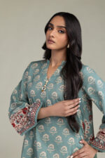 Short Floral Kurta - View 1
