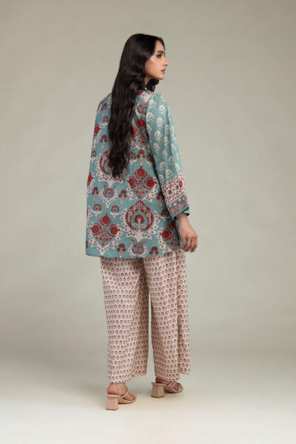Short Floral Kurta - View 2