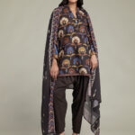 Floral Cambric Kurta - View 1