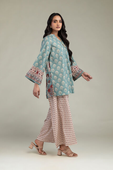 Floral Cambric Pants - View 2