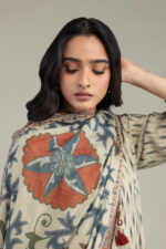 Floral Lawn Dupatta - View 4