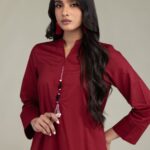 Solid Cambric Kurta - View 1