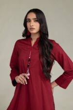 Solid Cambric Kurta - View 1
