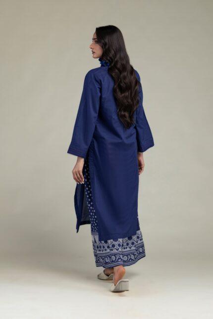 Longline Solid Kurta - View 1