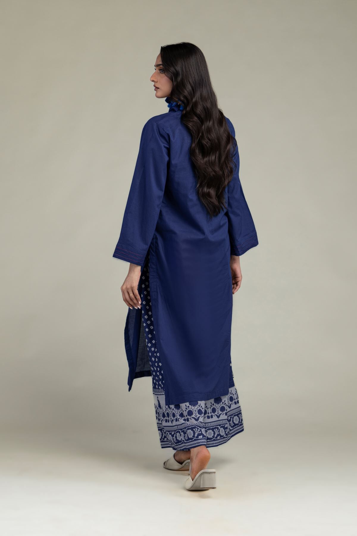 Longline Solid Kurta-1 Longline Solid Kurta - View 1