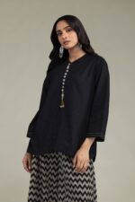 Solid Cambric Kurta - View 2