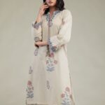 Floral Cambric Pants - View 1