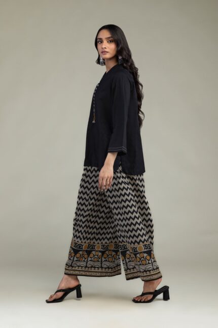 Printed Cambric Pants - View 1