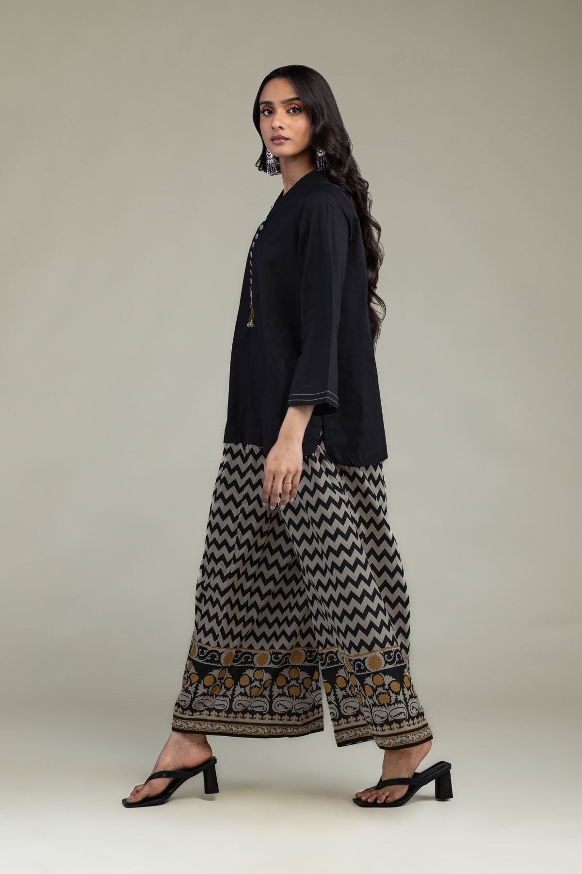 Printed Cambric Pants-1 Printed Cambric Pants - View 1