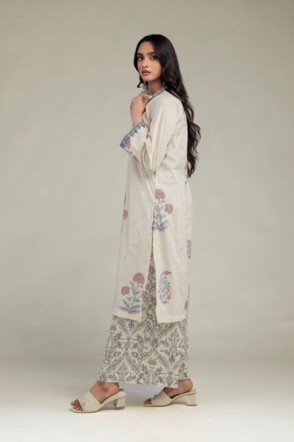 Floral Cambric Pants - View 2