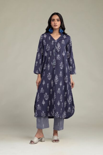 Floral Cambric Pants - View 1