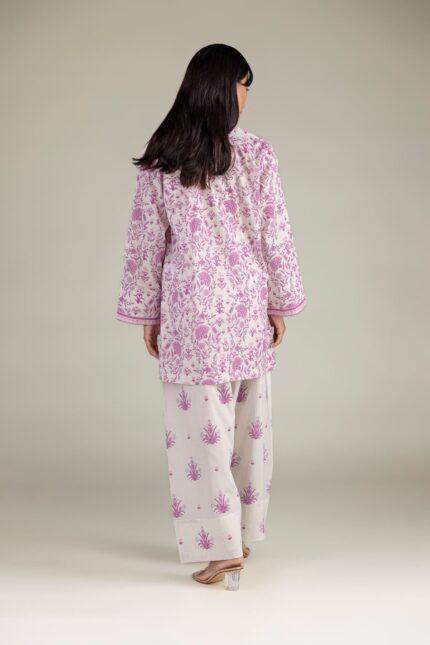 Short Floral Kurta - View 2