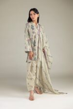 Floral Cambric Shalwar - View 3
