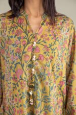 Floral Longline Kurta - View 1