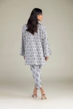 Floral Cambric Kurta - View 1