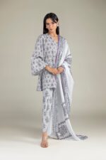 Floral Cambric Shalwar - View 2