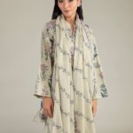 Floral Cambric Shalwar - View 1