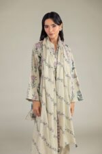 Floral Cambric Shalwar - View 1