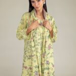 Floral Lawn Dupatta - View 1