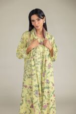 Floral Lawn Dupatta - View 1