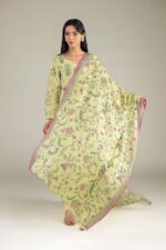 Floral Lawn Dupatta - View 2