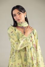 Floral Lawn Dupatta - View 3