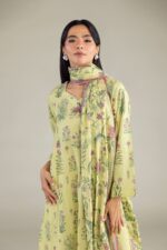 Floral Lawn Dupatta - View 4