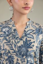 Cambric Longline Kurta - View 1