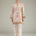 Floral Cambric Pants - View 1