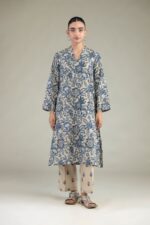Cambric Longline Kurta - View 2
