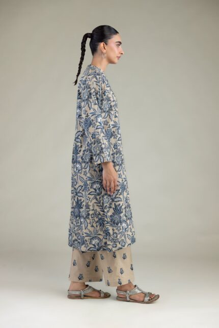 Printed Floral Pants - View 2