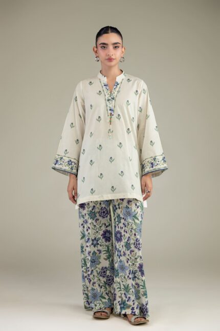 Floral Cambric Pants - View 2