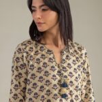 Floral Longline Kurta - View 1