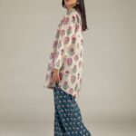 Floral Cambric Shalwar - View 1