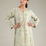 Cambric Longline Kurta - View 1