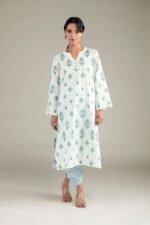 Floral Longline Kurta - View 5