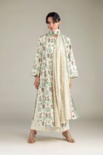 Floral Cambric Kurta - View 4