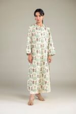 Floral Cambric Kurta - View 2