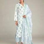 Floral Cambric Shalwar - View 1