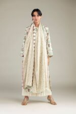 Floral Cambric Kurta - View 1