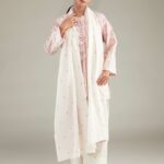 Floral Lawn Dupatta - View 1