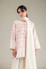 Floral Lawn Dupatta - View 4