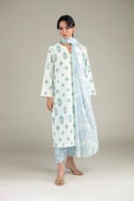 Floral Lawn Dupatta - View 5